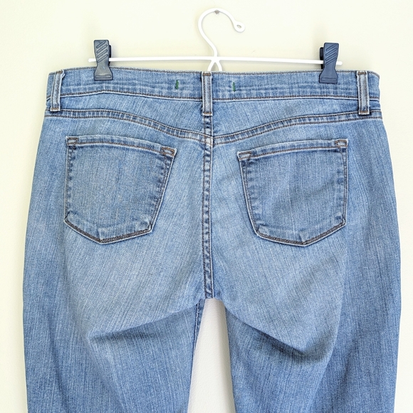 🇺🇸 J Brand Aoki Cropped Distressed Boyfriend Jeans Tulum Wash Made In USA - Picture 6 of 15